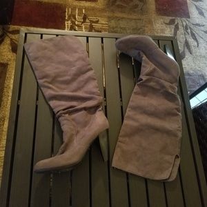 Mossimo high heeled, knee high boots